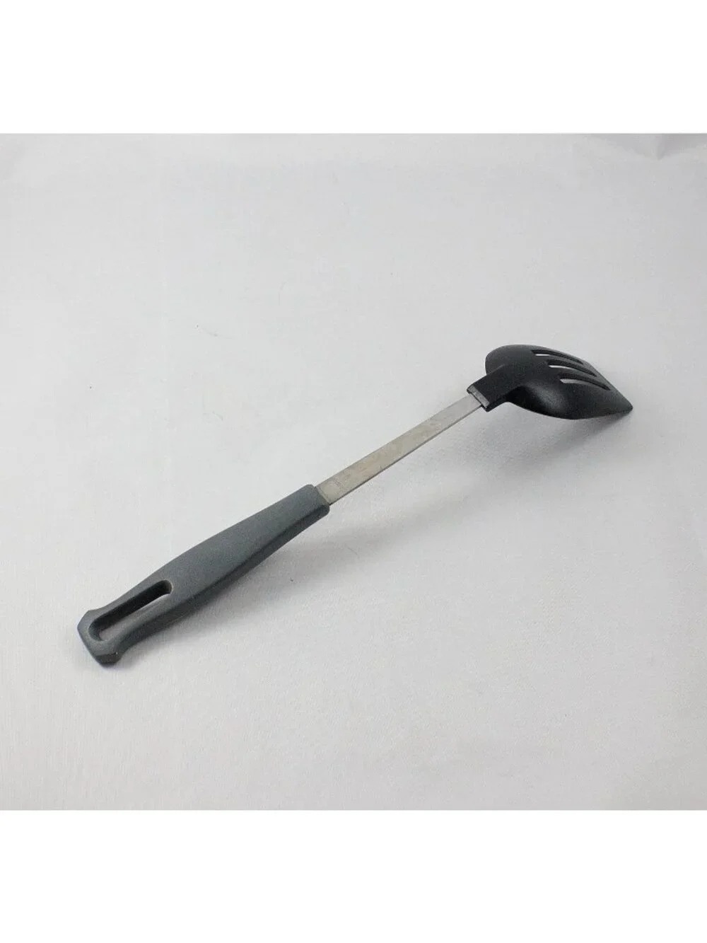 Vintage Fuller Brush Slotted Serving Spoon Stainless Steel Nylon Ergo Handle